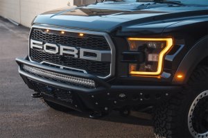 Ford F-150 Raptor Front Bumper - Addictive Desert Designs - Stealth R - Hammer Black - `17-`18 Ford F-150 Raptor Front Bumper - Addictive Desert Designs - Stealth R - Hammer Black - `17-`18